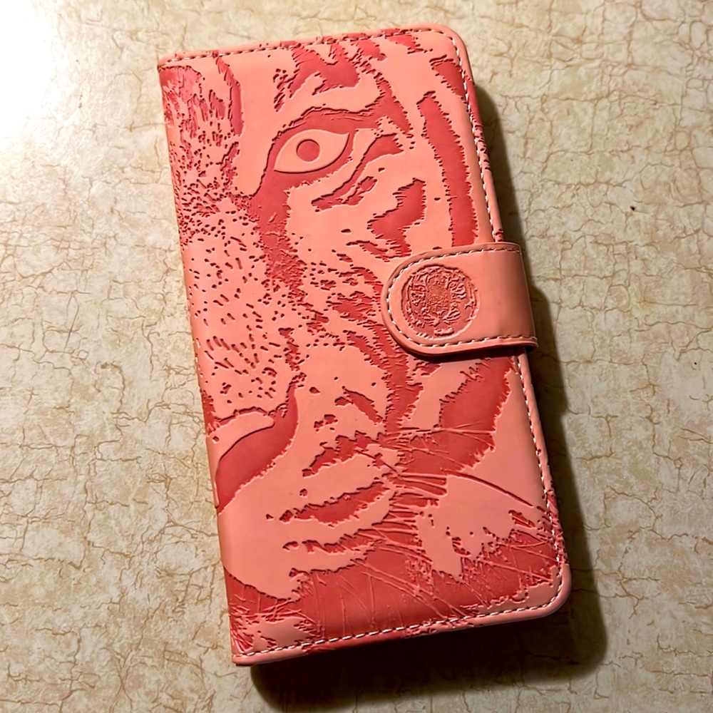 Pink Tiger iPhone X/XS Wallet Case